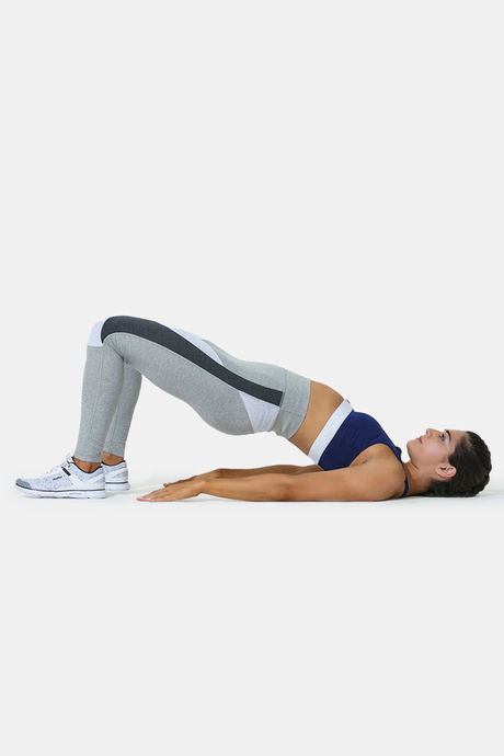 Zelocity High Rise Cotton Legging- Light Grey — image 4